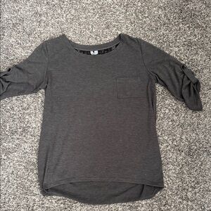 Maternity Gray Women's Top